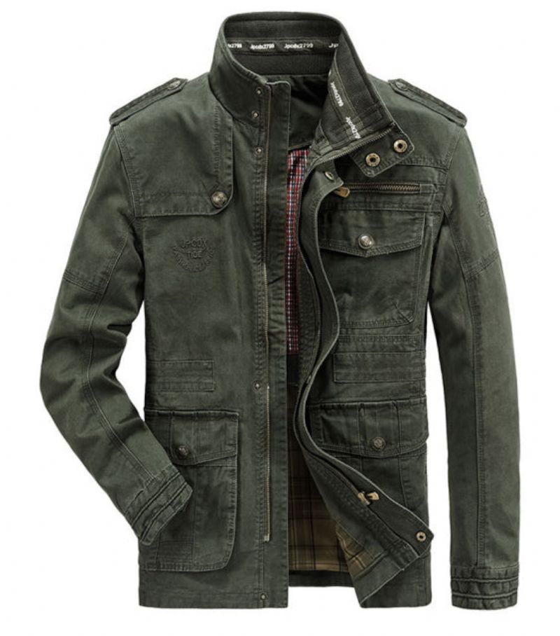 Φθινοπωρινό Cotton Cargo Military Jacket